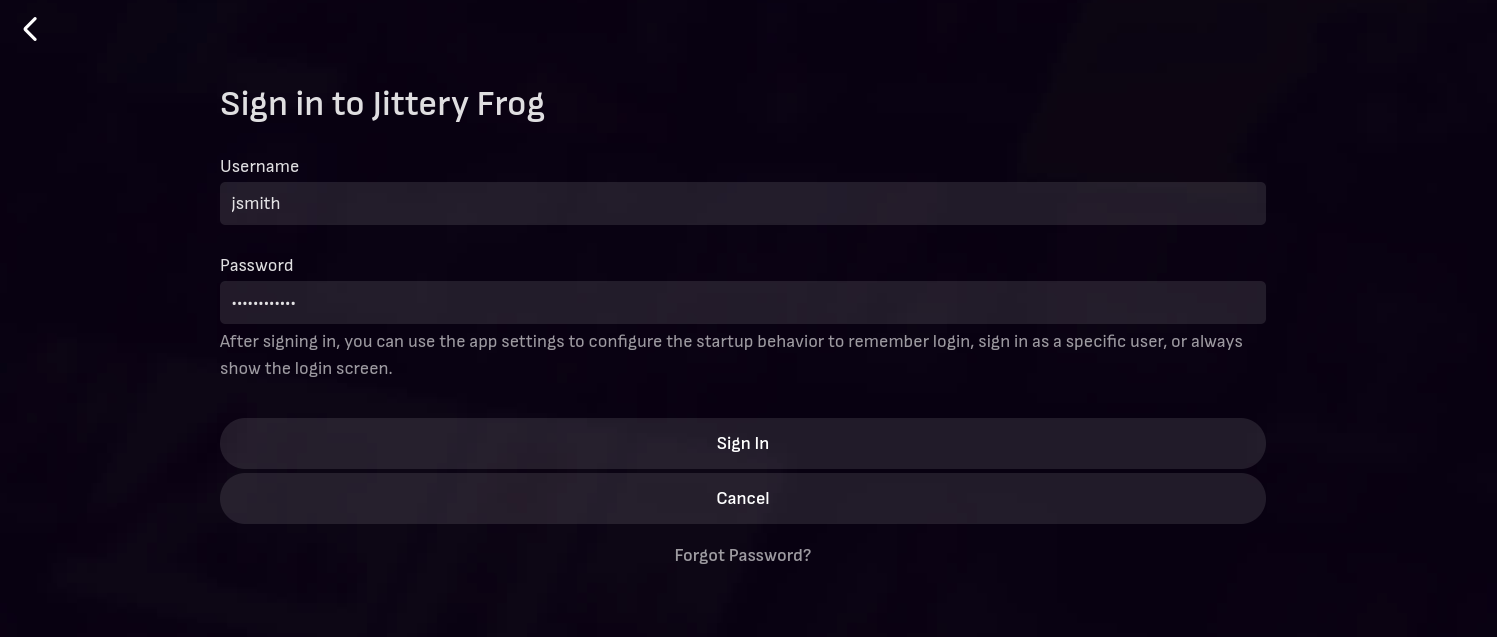 Web Login